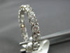 ESTATE .80CT DIAMOND 14K WHITE GOLD ROUND SHARED PRONG ETERNITY ANNIVERSARY RING