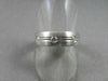 6mm HAND CRAFTED .30CT F VVS DIAMOND 14KT WHITE GOLD RING BAND AMAZING!!!!!!!!!!