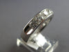 LARGE 1.25CT DIAMOND 14K WHITE GOLD CHANNEL COMFORT FIT WEDDING ANNIVERSARY RING