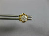 ESTATE .50CT DIAMOND 14KT YELLOW GOLD 3D CLASSIC ROUND FUN LOVE STUD EARRINGS