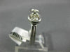 ESTATE .50CT ROUND DIAMOND 14KT WHITE GOLD 3D CLASSIC SOLITAIRE LOVE KNOT RING