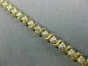 ESTATE .30CT DIAMOND 14KT WHITE & YELLOW GOLD CLASSIC "S" TENNIS BRACELET #22380