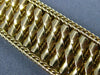 ANTIQUE GRUEN 1.40CT DIAMOND 18K WHITE & YELLOW GOLD HIDDEN WATCH BRACELET#21477