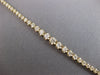 ESTATE 2.81CT DIAMOND 14KT YELLOW GOLD CLASSIC ROUND GRADUATING TENNIS BRACELET