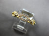 ESTATE .31CT DIAMOND 18KT YELLOW GOLD 3D CLASSIC MULTI LINK RECTANGULAR FUN RING