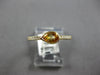 .65CT DIAMOND & AAA CITRINE 14KT YELLOW GOLD CLASSIC PEAR SHAPE & ROUND FUN RING