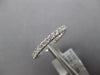 ESTATE .58CT DIAMOND 18KT WHITE GOLD CLASSIC ROUND 2MM ETERNITY ANNIVERSARY RING