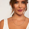 ESTATE 14KT ROSE GOLD 3D CLASSIC OVAL LINK LOVE NECKLACE