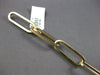 LARGE & LONG 1.1CT DIAMOND 14KT 2 TONE GOLD 3D CLASSIC OVAL LINK TENNIS BRACELET