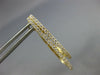 ESTATE .57CT DIAMOND 18KT YELLOW GOLD 2 ROW DOUBLE OVAL CLIP ON HANGING EARRINGS