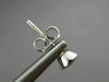 ESTATE .30CT DIAMOND 14KT WHITE GOLD CLASSIC SOLITAIRE BEZEL STUD EARRINGS 25792