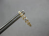 .55CT DIAMOND 18KT YELLOW GOLD ROUND OVAL HUGGIE HOOP LEVERBACK HANGING EARRINGS