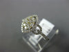 ESTATE .53CT DIAMOND 14KT TWO TONE GOLD 3D CLUSTER MARQUISE SHAPE LOVE KNOT RING