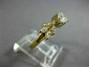 ESTATE .92CT ROUND & MARQUISE DIAMOND 14KT YELLOW GOLD 3D ENGAGEMENT RING #2324