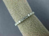 .35CT DIAMOND 18KT WHITE GOLD ROUND SHARE PRONG SEMI ETERNITY ANNIVERSARY RING