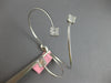 LARGE .60CT DIAMOND 18KT WHITE GOLD 3D ROUND & BAGUETTE FLEXIBLE BANGLE BRACELET
