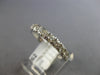 .76CT DIAMOND 14KT WHITE GOLD 3D 4 PRONG SEMI ETERNITY WEDDING ANNIVERSARY RING