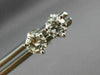 ESTATE .78CT DIAMOND 14K WHITE GOLD CLASSIC 3 PRONG MARTINI STUD EARRINGS #26372
