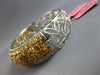 LARGE 17.85CT WHITE & MULTI COLOR DIAMOND 18KT WHITE GOLD CUFF BANGLE BRACELET