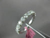 ESTATE 1.30CT DIAMOND 18K WHITE GOLD 3/4 ETERNITY ROUND WEDDING ANNIVERSARY RING