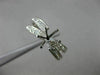 WIDE .5CT DIAMOND 14K WHITE GOLD CRISS CROSS SEMI MOUNT ETERNITY ENGAGEMENT RING
