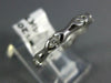 ANTIQUE .60CT DIAMOND 14K WHITE GOLD 3D MARQUISE ETERNITY ANNIVERSARY RING #1209