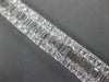 EXTRA LARGE 21.95CT DIAMOND 18KT WHITE GOLD 3D CLASSIC INFINITY TENNIS BRACELET
