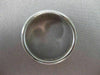 ESTATE WIDE DIAMOND 14K WHITE GOLD 3 STONE ETOILE MENS ANNIVERSARY RING #17838