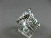 ESTATE WIDE 1.15CT OLD MINE DIAMOND 14K WHITE GOLD 3D MARQUISE V ENGAGEMENT RING
