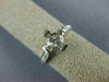 ESTATE .30CT DIAMOND 14KT WHITE GOLD 3D ROUND SEMI MOUNT ENGAGEMENT RING 19868