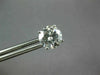 LARGE 2.62CT AAA MOISSANITE 14KT WHITE GOLD SOLITAIRE 4 PRONG STUD EARRINGS 2909