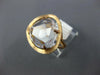 LARGE 9.23CT AAA WHITE CLEAR QUARTZ 14KT ROSE GOLD TRILLION CUT SOLITAIRE RING