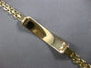 ESTATE WIDE 18KT YELLOW GOLD 3D CLASSIC ENGRAVEABLE ID BRACELET #27844