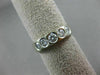 ESTATE .75CT DIAMOND 14KT WHITE GOLD 5 STONE GRADUATING ANNIVERSARY RING #26339