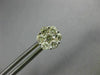 ESTATE 1.10CT DIAMOND 14KT YELLOW GOLD 3D CLASSIC CLUSTER FLOWER STUD EARRINGS