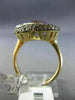 ESTATE LARGE 4.51CT WHITE CHOCOLATE FANCY DIAMOND AMETHYST 14KT YELLOW GOLD RING