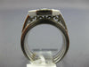 1.75CT DIAMOND 14KT WHITE GOLD ROUND & BAGUETTE ENGAGEMENT/ANNIVERSARY RING SET