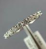 .50CT DIAMOND 18KT WHITE GOLD ROUND SEMI ETERNITY SHARE PRONG ANNIVERSARY RING