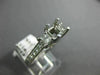 ESTATE .57CT DIAMOND 14K WHITE GOLD 3D FILIGREE SEMI MOUNT ENGAGEMENT RING #1572