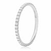 ESTATE .41CT WHITE DIAMOND 14KT WHITE GOLD 3D LUCIDA ETERNITY ANNIVERSARY RING