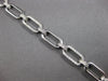 ESTATE WIDE & LONG 1.28CT DIAMOND 14K WHITE GOLD MULTI OVAL LINK TENNIS BRACELET
