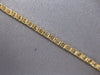 ESTATE .98CT DIAMOND 14KT YELLOW GOLD 3D CLASSIC ADJUSTABLE TENNIS BRACELET