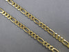 ESTATE LARGE .40CT DIAMOND 14KT YELLOW GOLD 3D CRUCIFIX CROSS MENS NECKLACE