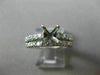 ESTATE .75CT ROUND DIAMOND 14K WHITE GOLD 4 PRONG SEMI MOUNT ENGAGEMENT RING SET