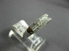 ESTATE .45CT DIAMOND 14KT WHITE GOLD 3D CLASSIC SEMI ETERNITY ANNIVERSARY RING