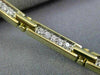 ESTATE 1.0CT DIAMOND 14KT WHITE & YELLOW GOLD CROSS RECTANGULAR TENNIS BRACELET