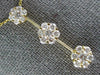 ESTATE 1.40CT DIAMOND 14KT YELLOW GOLD FLOWER PAST PRESENT FUTURE PENDANT #441