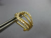 ESTATE WIDE .35CT DIAMOND 18KT YELLOW GOLD 3D TEAR DROP CLIP ON EARRINGS