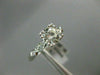 ANTIQUE GIA CERTIFIED .94CT DIAMOND PLATINUM 3D FISHTAIL ENGAGEMENT RING #23268