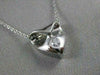 ANTIQUE ROUND DIAMOND SOLITARE ARROW 18KT WHITE GOLD HANGING PENDANT #11742